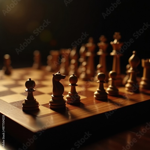 Chess game in progress