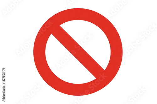 Free Download Red Circle Prohibition Sign no symbol isolated on a transparent background - GFXLoad