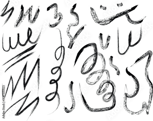 Ancient calligraphy script in black ink on white background