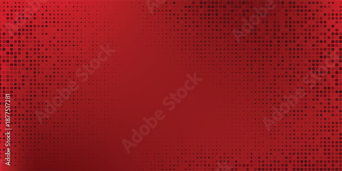 Red diagonal geometric shape with halftone. Modern fiber textured arts modern dotted. Abstract design vector