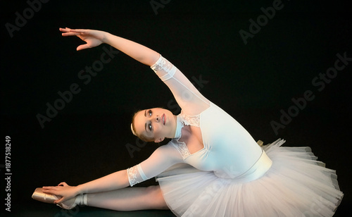Ballettpose der Ballerina
