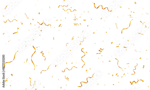 Holiday party golden confetti background for luxury events