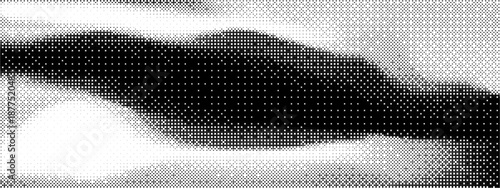 Dither game bit with bg gradient and 8 bitmap for pixel black background. Pattern overlay background and dithering horizontal with spread vanishing and texture checkered illustration. Linear semitone