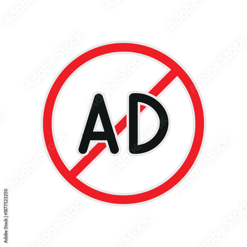AD Blocker Sticker