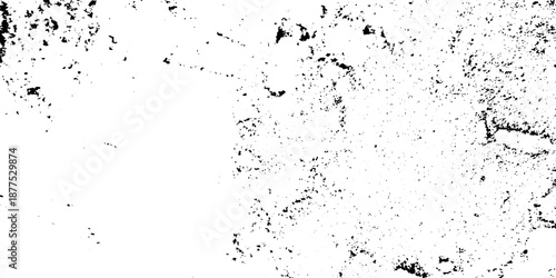 Grunge vintage white and black vector wall distressed dirty noise rust cracked pain background. messy dusty chalk splat dirt rusty noise overlay concrete wall texture background.