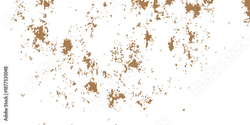 Abstract grunge brown rust texture on an aged metal surface with vintage paint stains and macro detail