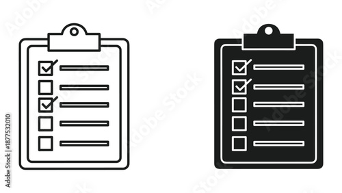 Checklist Icon Vector Illustration