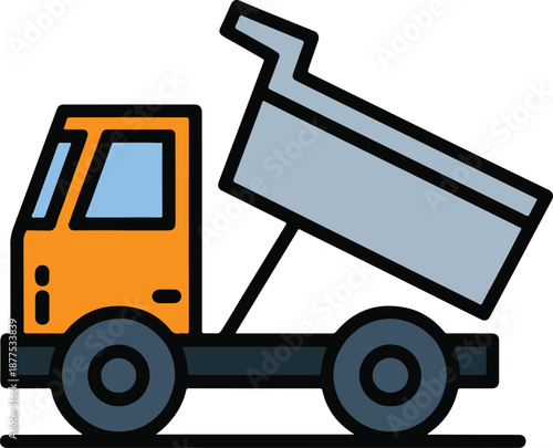 Dump truck icon