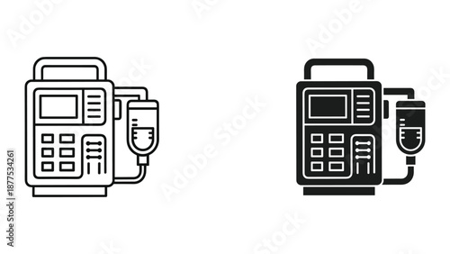 Dialysis Machine Vector Illustration