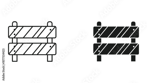 Barrier Illustration Vector Graphics