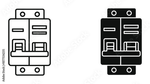 Circuit Breaker Vector Illustration