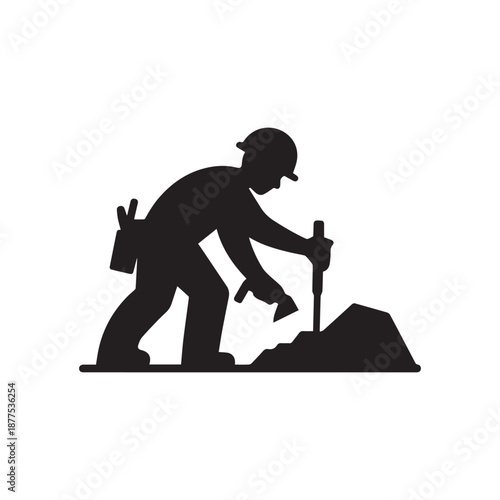 Professional Service Worker Character Vector Illustration for Maintenance Construction or Logistics Industry Concepts