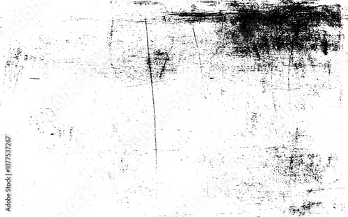 Black grunge texture. Place over any object create black dirty grunge effect. Distress grunge texture easy to use overlay. The texture of the pattern of stains, cracks. Vector design.