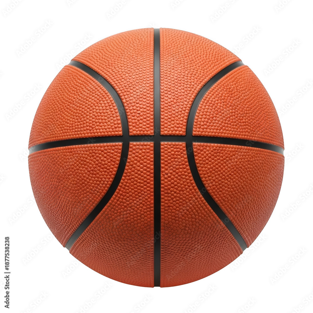 Obraz premium Basketball isolated on transparent background