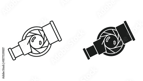 Vector Illustration of Mechanical Parts