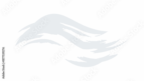 Abstract artistic illustration of flowing wind.