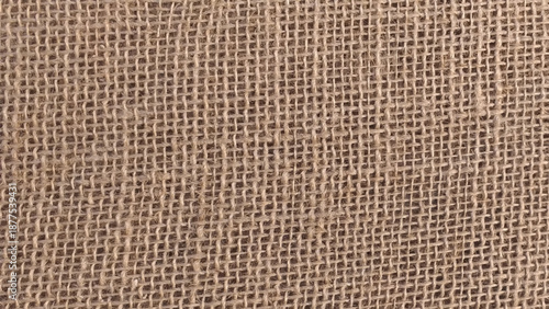 Hessian sackcloth burlap woven texture background. canvas bag empty space for text.
