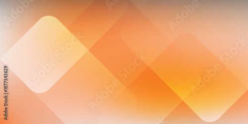 Vibrant Orange Gradient Geometric Background With Soft Diamond Shapes For Modern Design