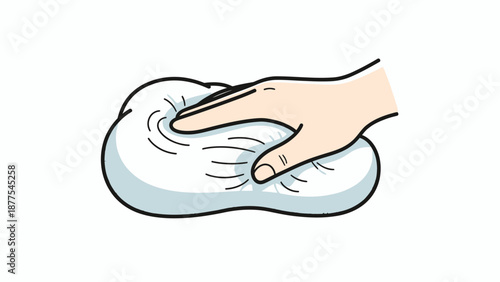 hand washing with soap.