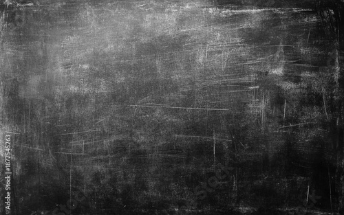 Chalk rubbed out on blackboard background. 