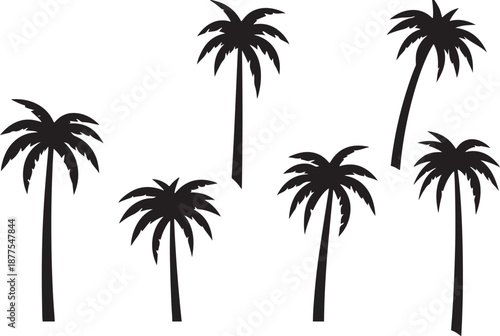 palm trees silhouette, palm tree silhouettes, palm trees silhouettes, palm, tree, 