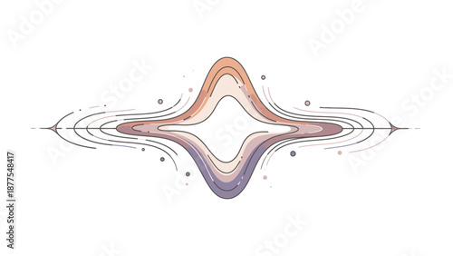 Vibrant abstract design with swirling patterns.