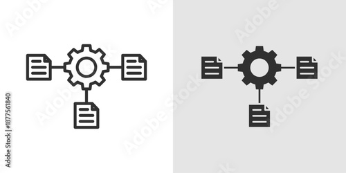 Natural Language Processing Icon representing AI-driven text analysis, language understanding, and computational linguistics.