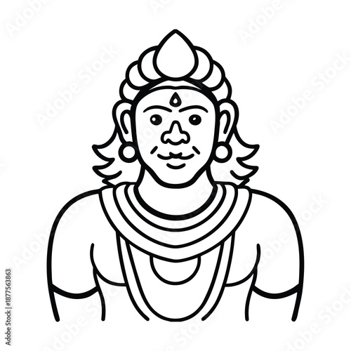 lord hanuman illustration