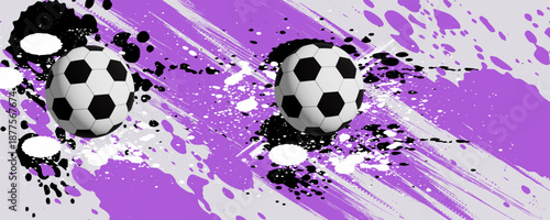 Soccer Template design , Football banner, Sport layout design, Purple Theme, vector ,abstract background