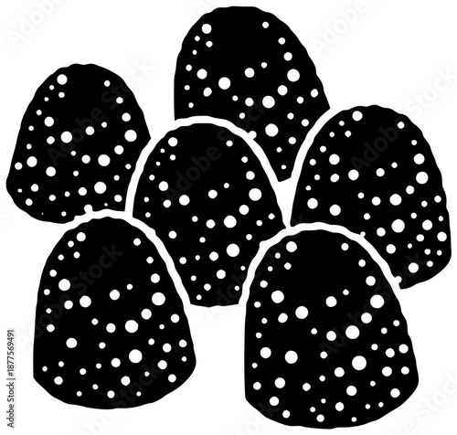 candy illustration jelly silhouette gummy logo fruit icon gum outline sugar dessert sweet background food confectionery bright chewy yellow shape for vector graphic background