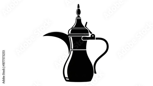 Arabic Coffee Pot Silhouette