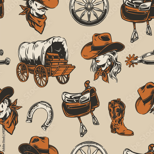 Cowboy-themed design
