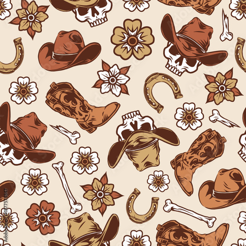 Western icons design