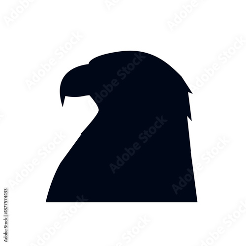 bald eagle the majestic bird of prey animal emoji symbol sign icon vector illustration isolated flat hawk usa