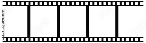 Film Strip Frame Icon Representing Cinema, Video Editing, Photography, and Motion Picture Media