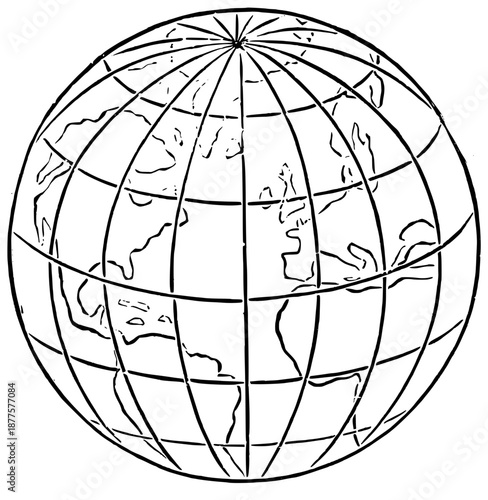 Vintage Moon Face Illustrations in Engraved Celestial Style