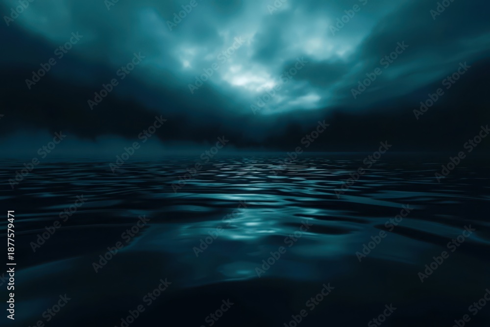 Obraz premium night sky with clouds