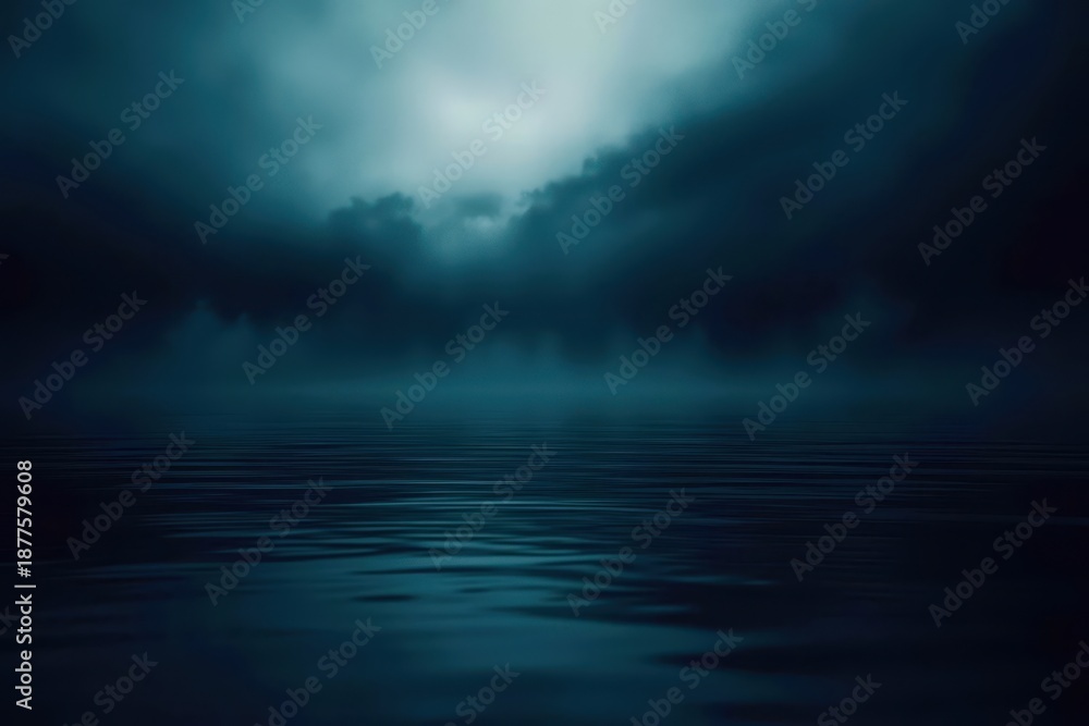 Obraz premium night sky with clouds