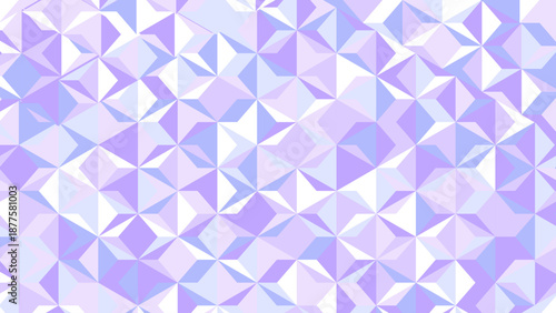 Pastel Lavender Geometric Facet Pattern Background – Soft Low Poly Crystal Mosaic Texture for Minimal Branding, Wedding Design, Web Banners, Wallpapers, Covers, and Modern Templates