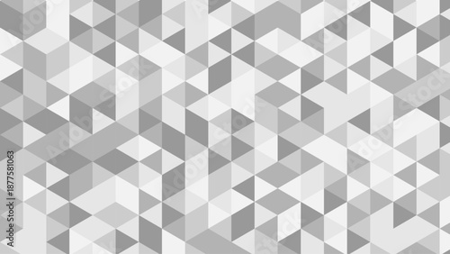 Monochrome Geometric Triangle Pattern Background – Minimal Gray Low Poly Mosaic Texture for Modern Corporate Branding, Web Design, Wallpapers, Packaging, and Clean Creative Templates