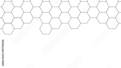 Black and White Hexagon Honeycomb Background with Soft Shadow – Clean Geometric Pattern, Minimal Modern Tech Wall Texture, Luxury Abstract Surface for Website, Packaging, Branding