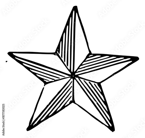 Vintage Star Illustrations in Engraved Celestial Style