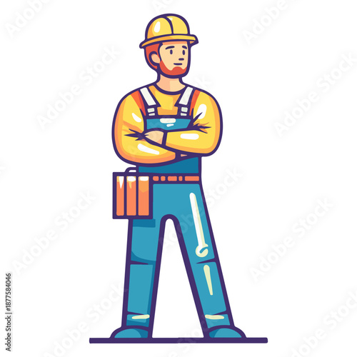 worker, occupation, labor day, festival, vector, transparent background, person, industry, job, industrial, workman, work, construction, handyman