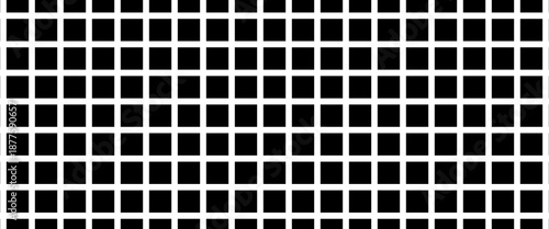 Seamless pattern with squares ornament. Quadrangles blocks image. Repeated checks ornamental background. Mosaic motif. Checkered floor. Flooring wallpaper. Digital paper. Vector art illustration.