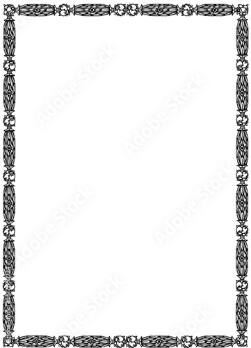 Victorian Decorative Border and Ornamental Frame Elements