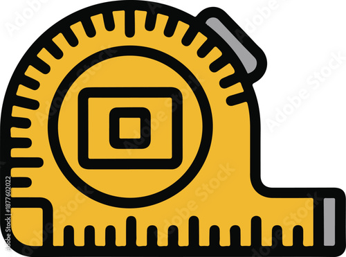 Measuring tape icon
