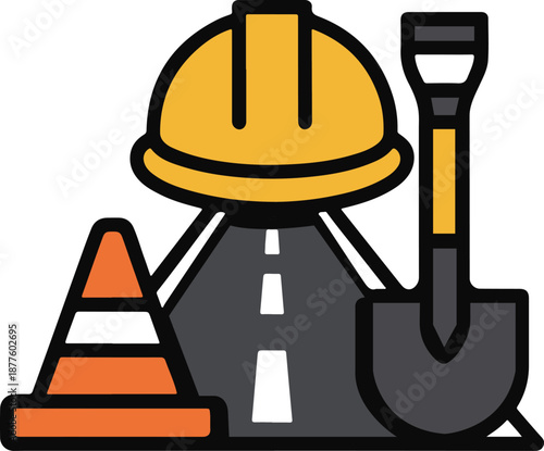 road construction icon