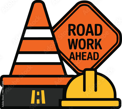 road construction icon