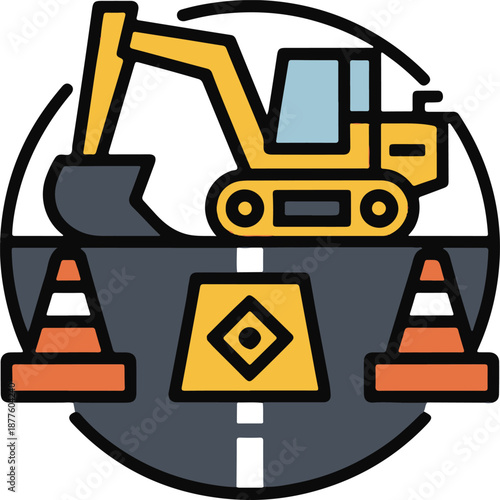 road construction icon