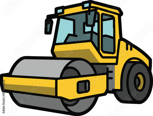 Road roller icon